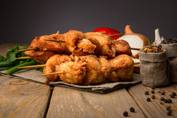 Tasty chicken barbecue