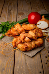 Tasty chicken barbecue