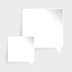 Speech bubble label vector