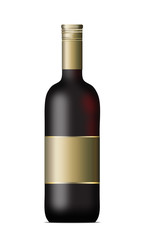 Wine Bottle - Gold Label