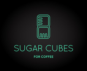 Vector Coffee Accessories Icon with Letter Sign can be used as L