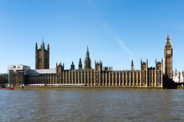 Big Ben and the Houses of Parliament in london