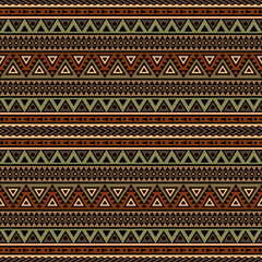 Materiał do szycia Seamless aztec pattern