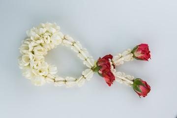 Jasmine garland of flowers