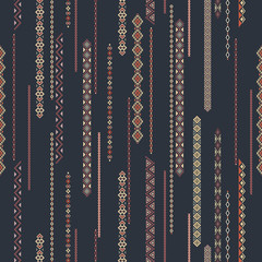 Materiał do szycia Seamless aztec pattern