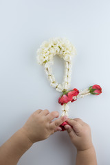 Jasmine garland of flowers