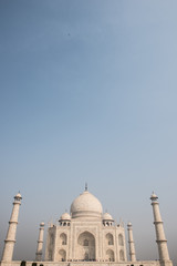 Fototapeta na wymiar Front View of Taj Mahal