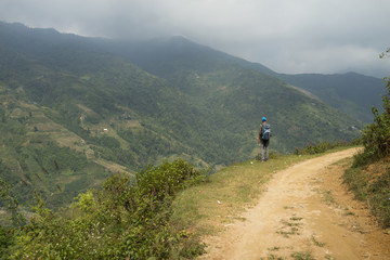 Fototapeta na wymiar Sapa Valley Trekking
