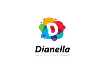 Fototapeta premium letter D logo Template for your company