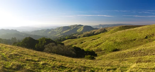 Rolgordijnen Idyllic California Hillsides © mtilghma