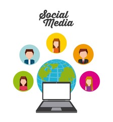 mobile social media  design 