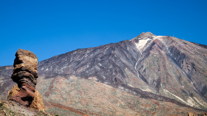 Mount Teide and the rock called the Tree