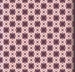 Abstract seamless florals pattern background and geometric moder