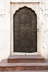Fototapeta na wymiar Architectured Wooden Door