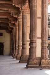 Obraz premium Corridor in Amber Fort