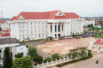 Fototapeta na wymiar Governmental Building in Vientiane