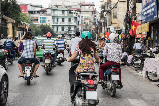 Hanoi on a Busy Day
