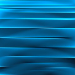 Abstract blue background. Bright blue stripes. Geometric pattern in blue colors. Digital art.