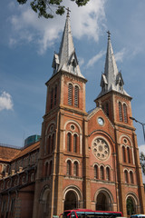 Fototapeta na wymiar Saigon Notre-Dame Basilica