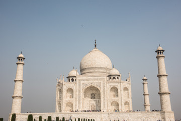 Fototapeta na wymiar Taj Mahal Tourism