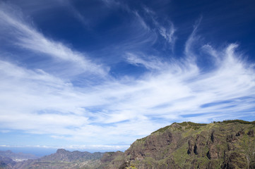 Fototapeta na wymiar Gran Canaria, Calders de Tejeda in April