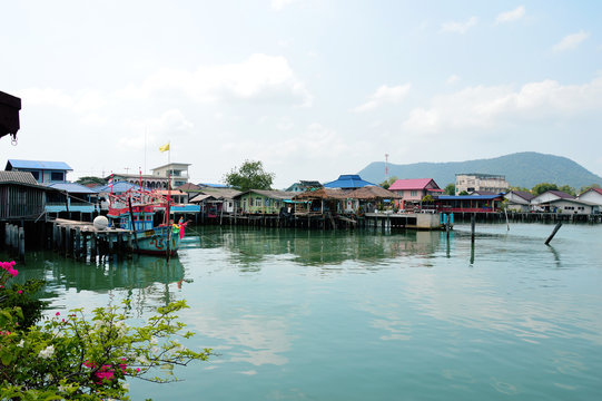 Fisherman village, Sattahip, Thailand.