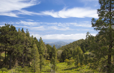 Fototapeta na wymiar Gran Canaria, Veiw from Central Mountains