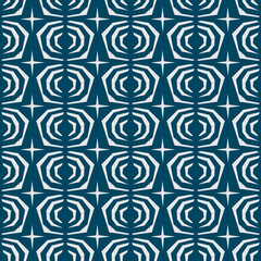 Japanese seamless pattern vector with blue background