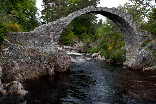 Packhorse Bridge At Carrbridge