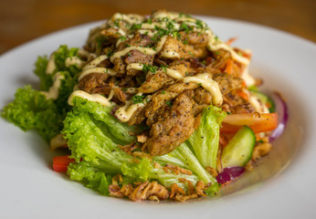chicken green salad