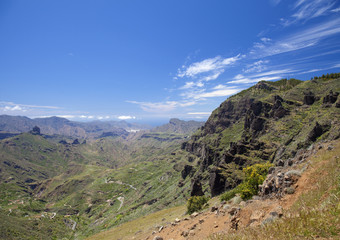 Gran Canaria, Calders de Tejeda in April