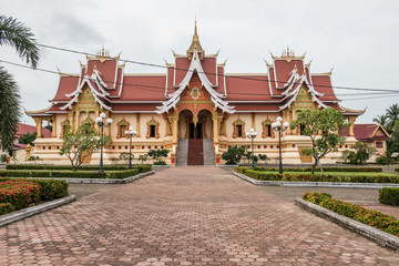 Fototapeta premium Pha That Luang in Vientiane