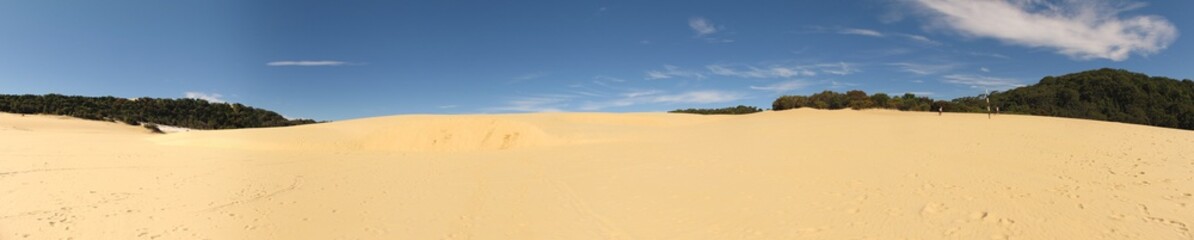 Fototapeta na wymiar Landscape of Lake Wabby in Fraser Island