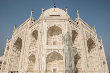 Fototapeta na wymiar Unique Artwork in Taj Mahal