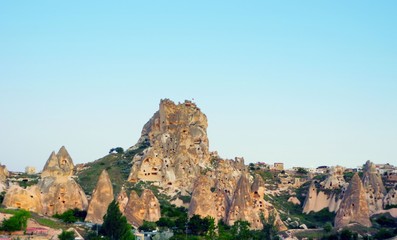 Landscapes of Cappadocia.