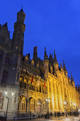 Fototapeta premium Provincial Palace in Bruges in Belgium
