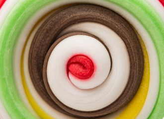 Big colorful lollipop