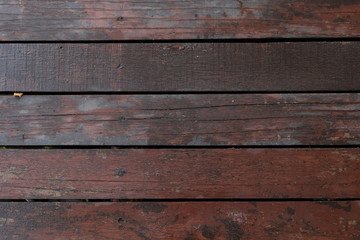 a beautiful brown wooden bridge floor. wooden background. texture. Pattern.