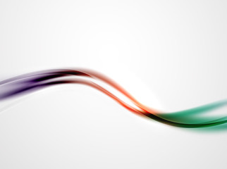 Modern curve stripes template