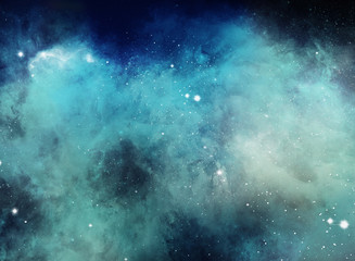 Obraz na płótnie Canvas Abstract colorful space nebula for deep background
