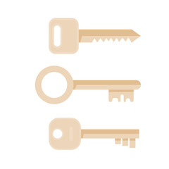 Vector Key Icon Set