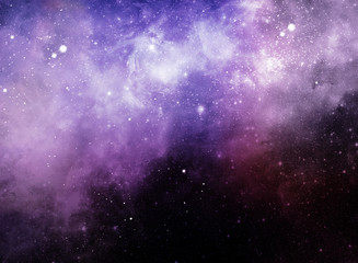 Abstract colorful space nebula for deep background