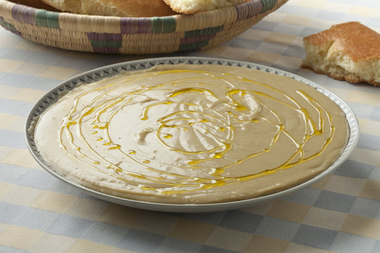  Moroccan bessara with olive oil and cumin