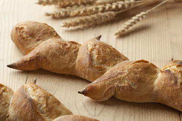 Fresh French pain d'epi