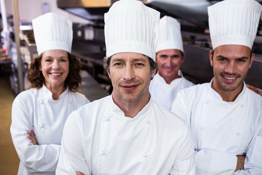 Portrait of smiling chef