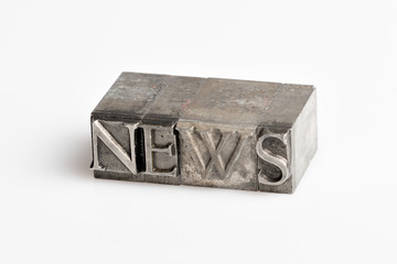 News in Bleibuchstaben
