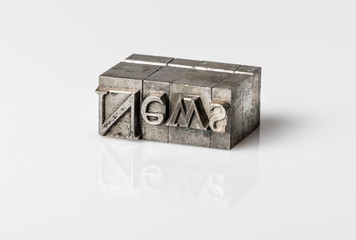 News in Bleibuchstaben