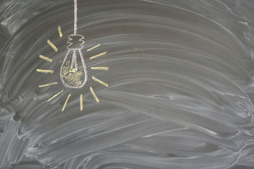 idea concept with light bulb