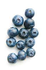 Tasty blueberries fruit.
