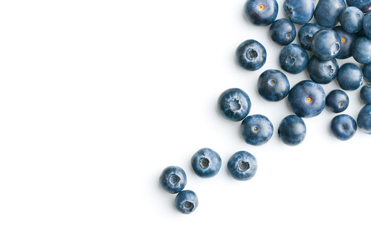 Tasty blueberries fruit.